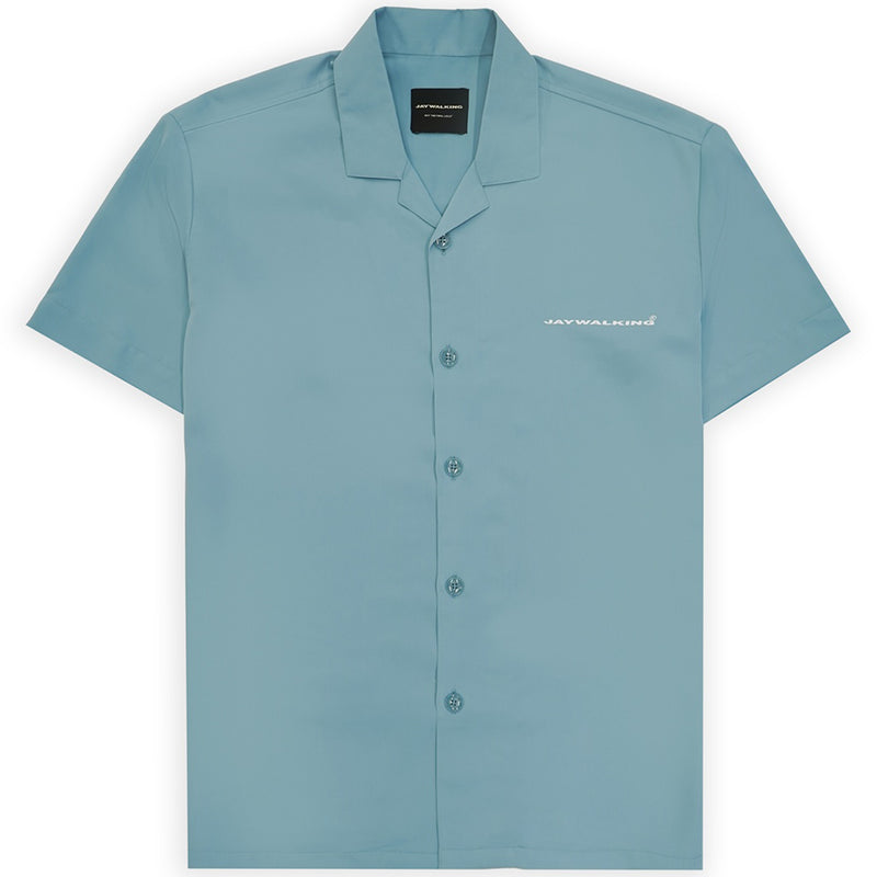 LIGHTWEIGHT BOWLING SHIRT (BLUE)