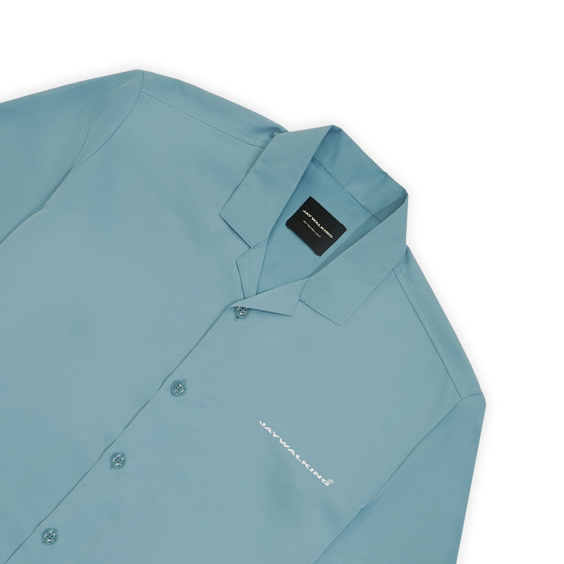 LIGHTWEIGHT BOWLING SHIRT (BLUE)