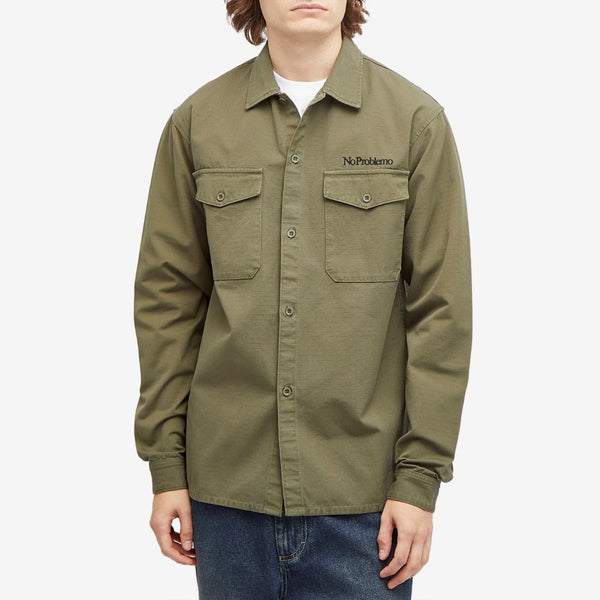 Mini Problemo LS Work Shirt (Olive)