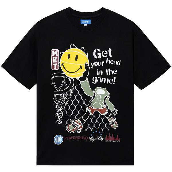 SMILEY HEAD IN THE GAME TEE