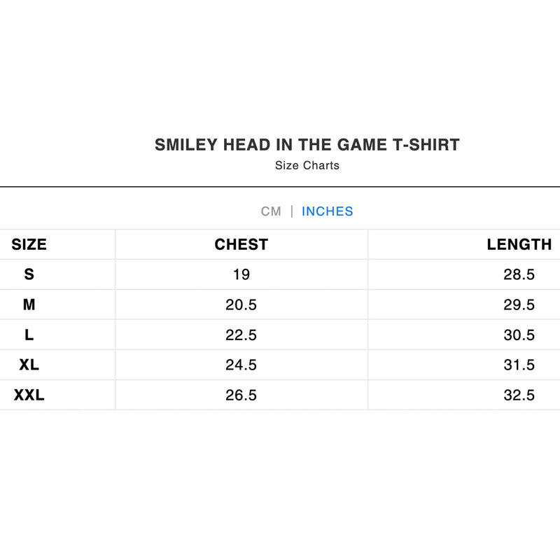 SMILEY HEAD IN THE GAME TEE