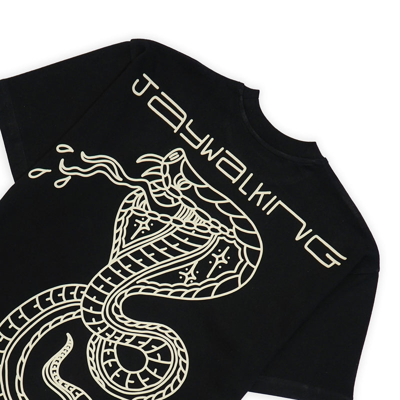 SNAKE TEE (BLACK)