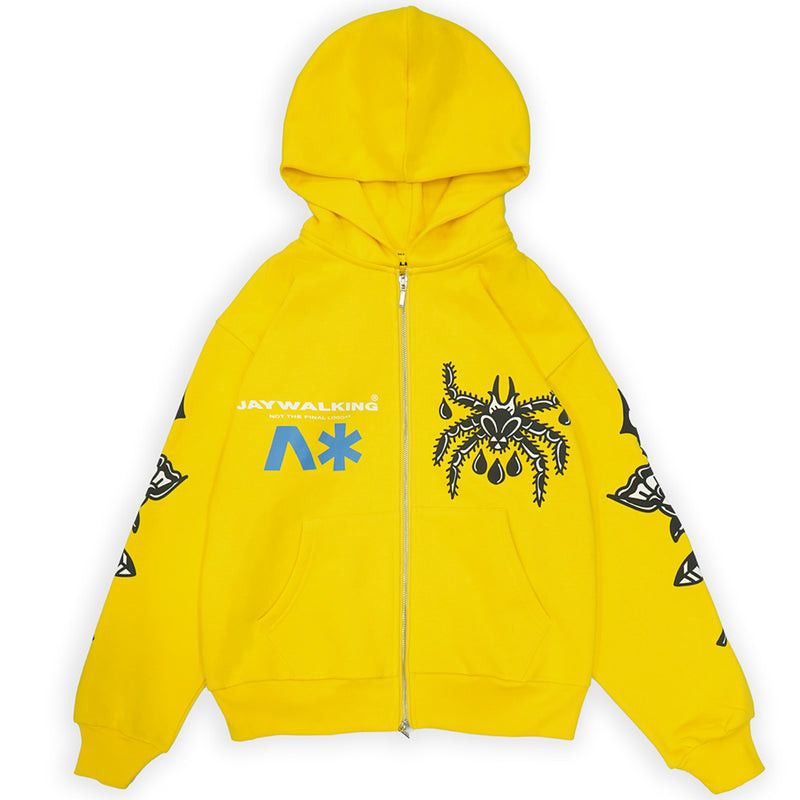 SPIDER ZIPPER HOODIE