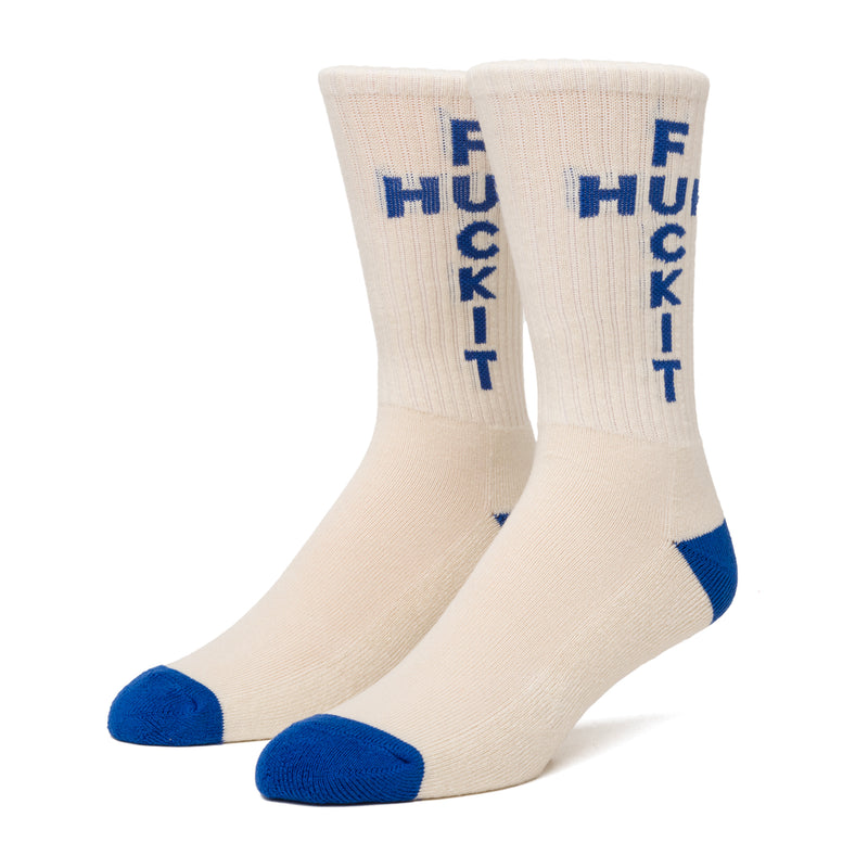 Strike Through Crew Sock (Bone)