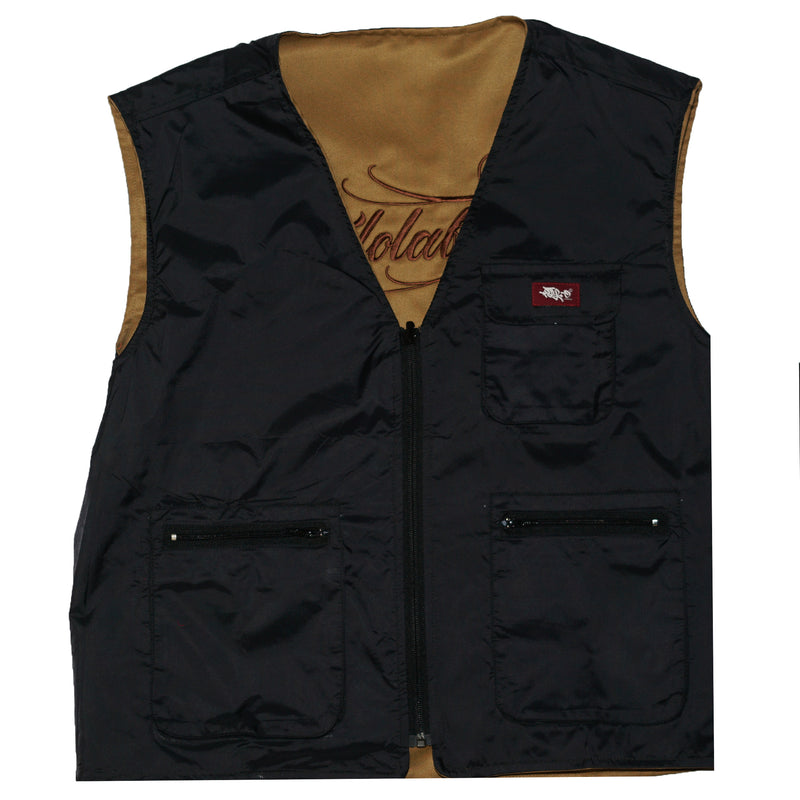 Reversible Utility Vest (Khaki/Black)