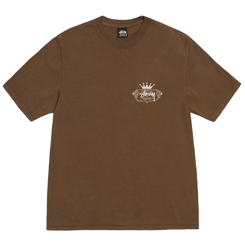 BUILT TO LAST PIGMENT DYED TEE (BROWN)