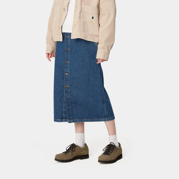 W' COLBY SKIRT (Blue Stone Washed)