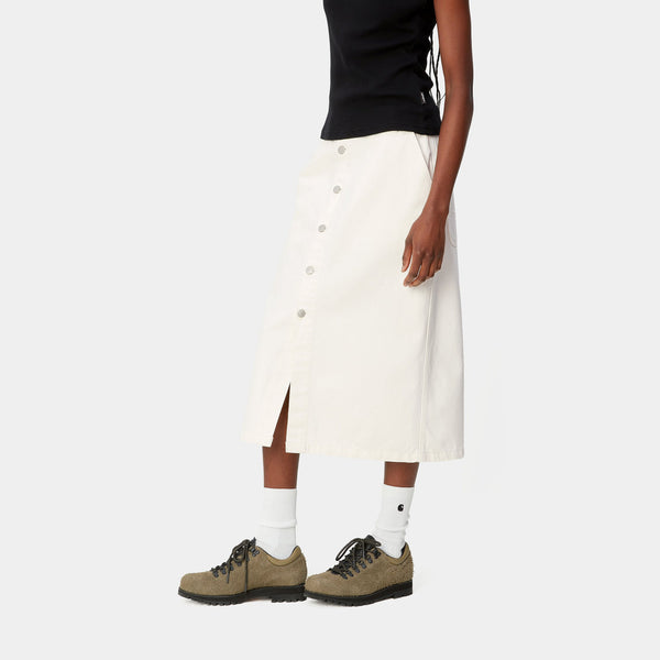 W' COLBY SKIRT (WHITE RINSED Washed)