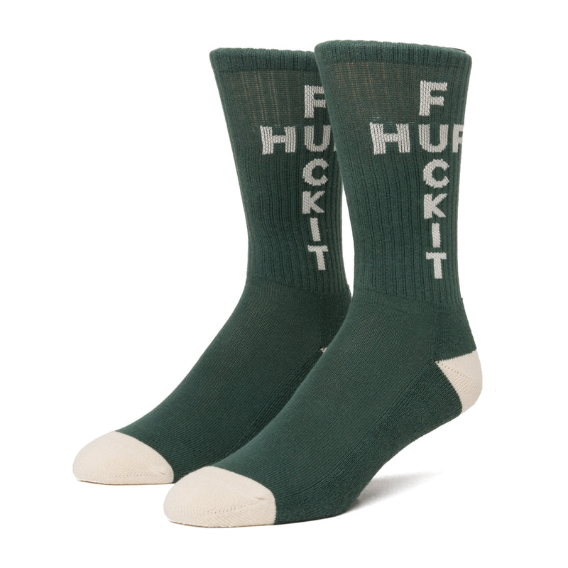 Strike Through Crew Sock (Pine)