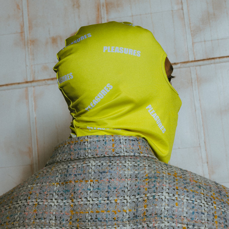 Mini Stamp Balaclava (Lime)