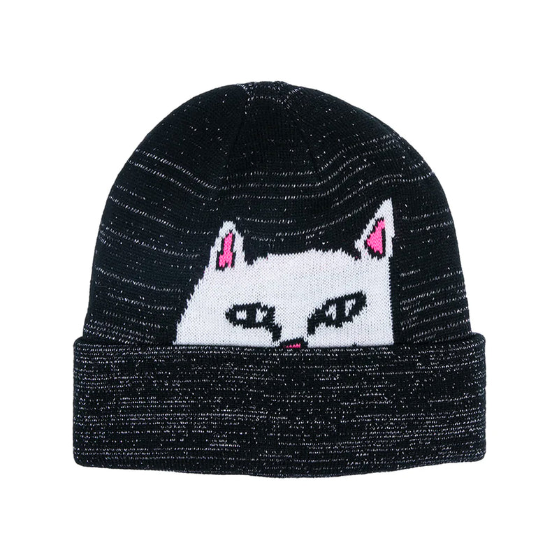 Peeking Nermal Beanie 3M Reflective (Black)