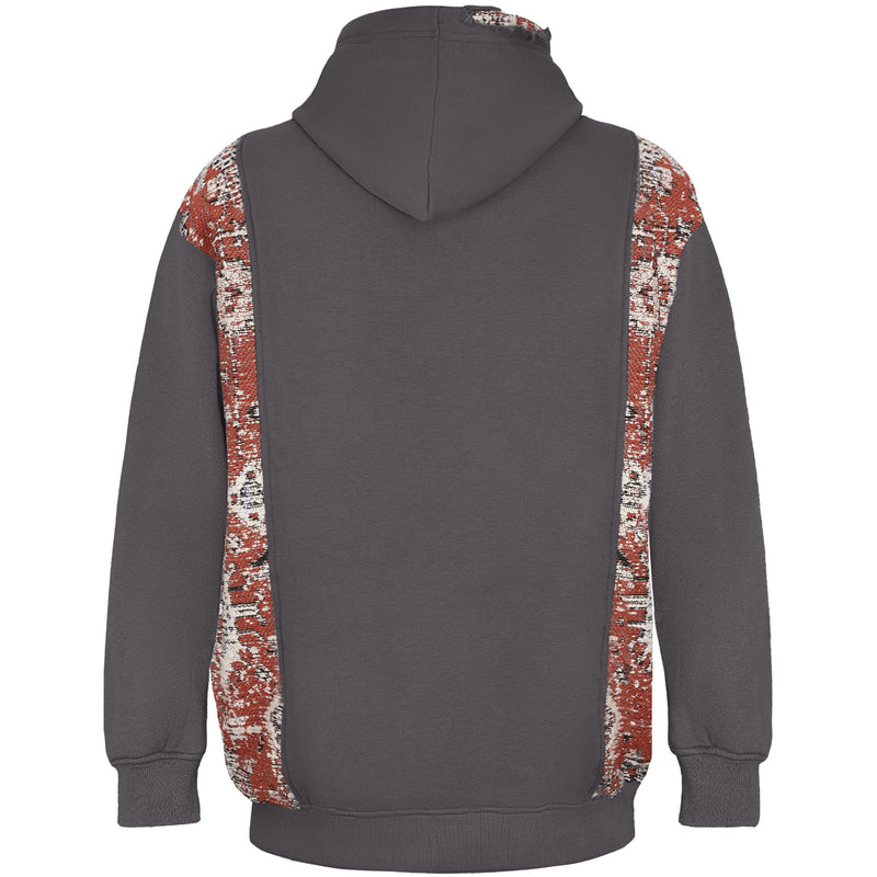 GREY RESURRECTED JACQUARD HOODIE