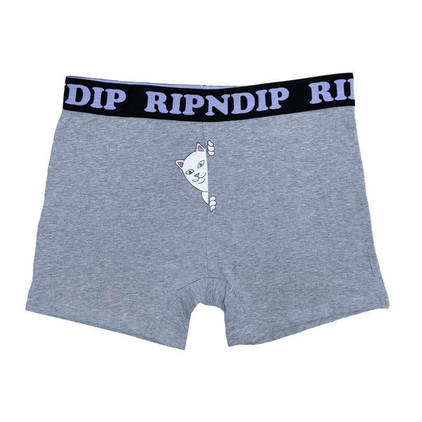 Peek A Nermal Boxers (Grey)