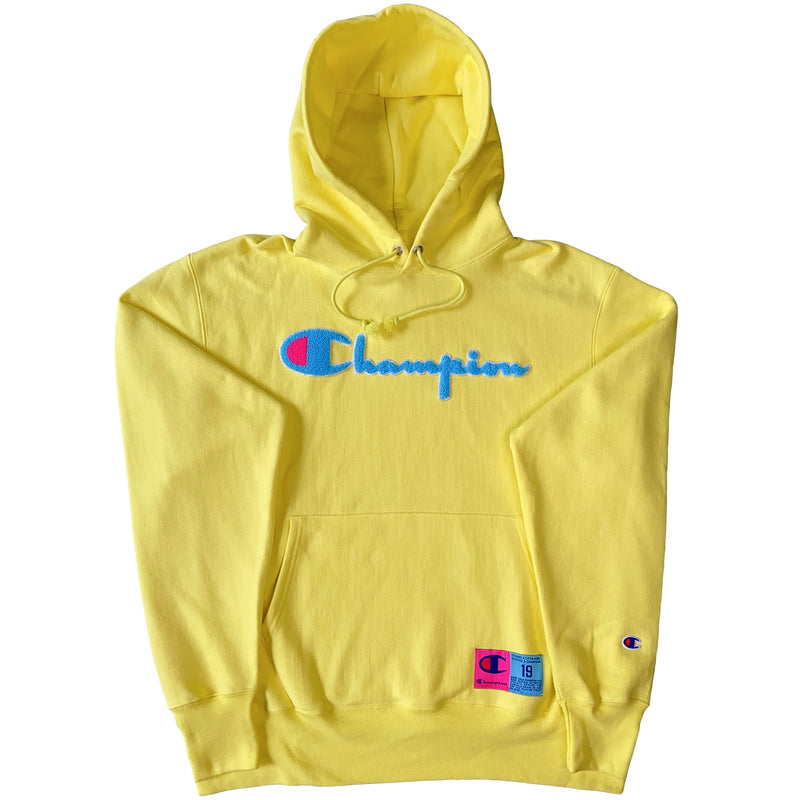 Champion Reverse Weave Hoodie (Yellow) - S
