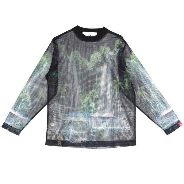 WATERFALL MESH LONG SLEEVE