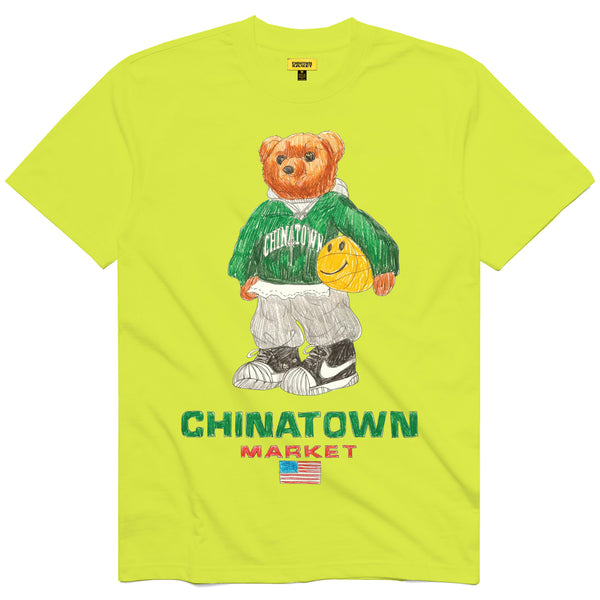 Bear Sketch Tee (Lime Yellow)