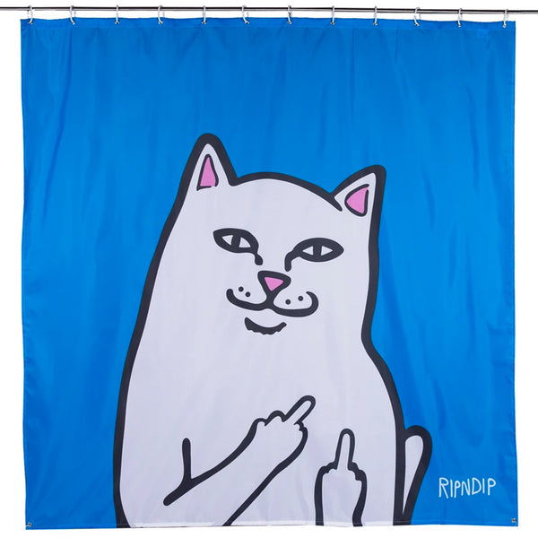 RIPNDIP Lord Nermal Shower Curtain