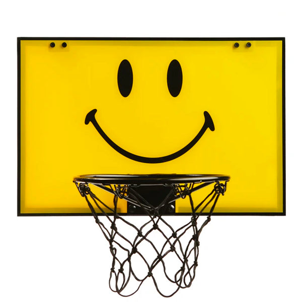 Mini Smiley Basketball + Hoop Set