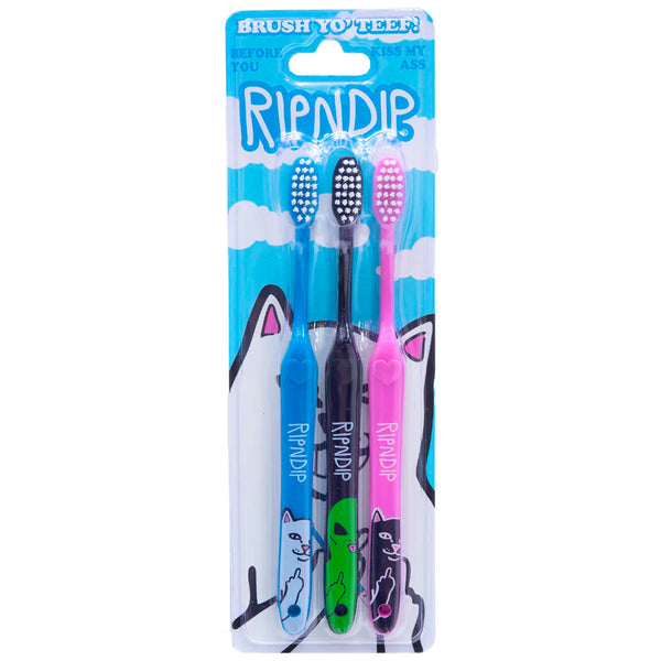 RIPNDIP Characters Toothbrush 3 Pack