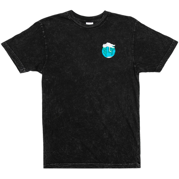 RIPNDIP Earthgazing Tee (Black Mineral Wash)