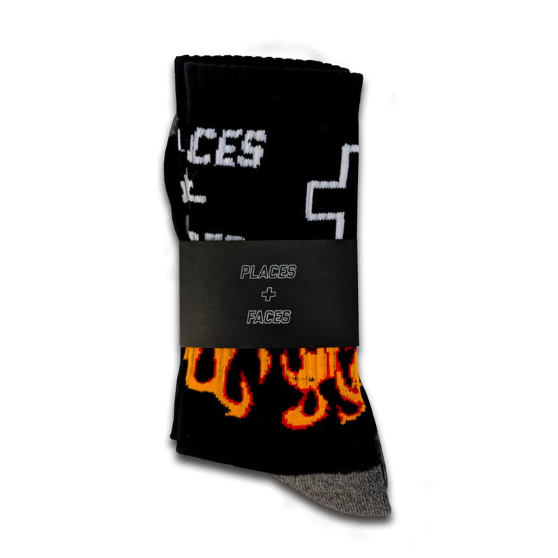 P+F Flame Socks