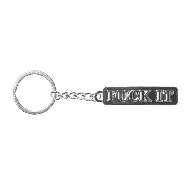 HUF Fuck It Keychain (Silver)