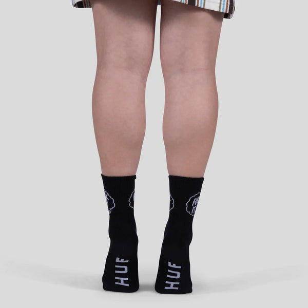 F*CK IT 1/4 Sock (Black)