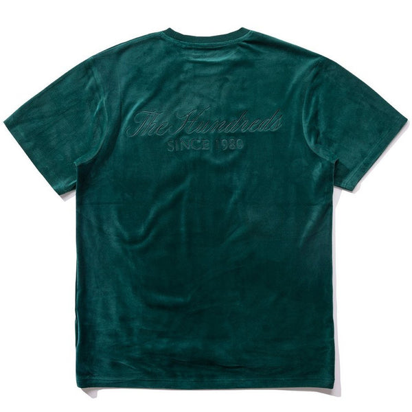 Teller Velour Tee (Hunter Green)