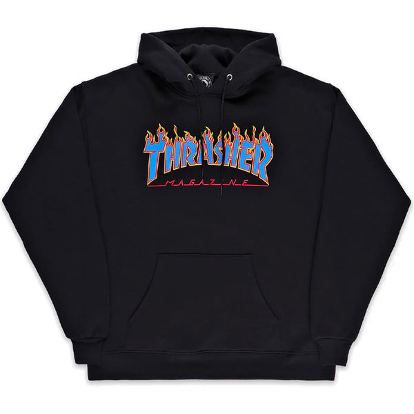 Thrasher bbq discount flame black hoodie