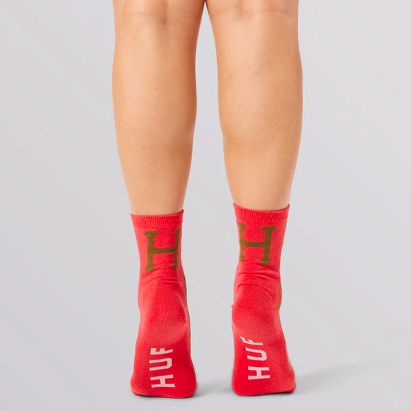 NATURE H CREW SOCK (Red)