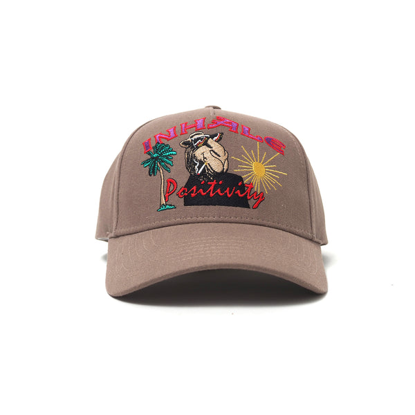 INHALE POSITIVITY CAP BROWN