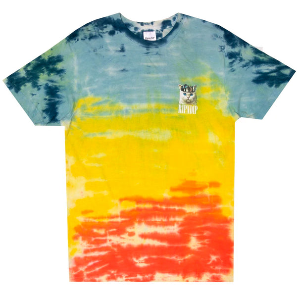 Masterpiece Tee (Orange / Blue Tie Dye)