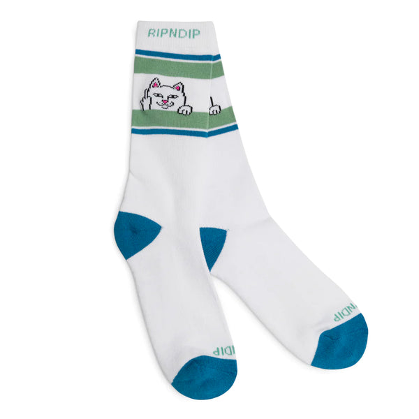 Peeking Nermal Socks (Pine / Slate)