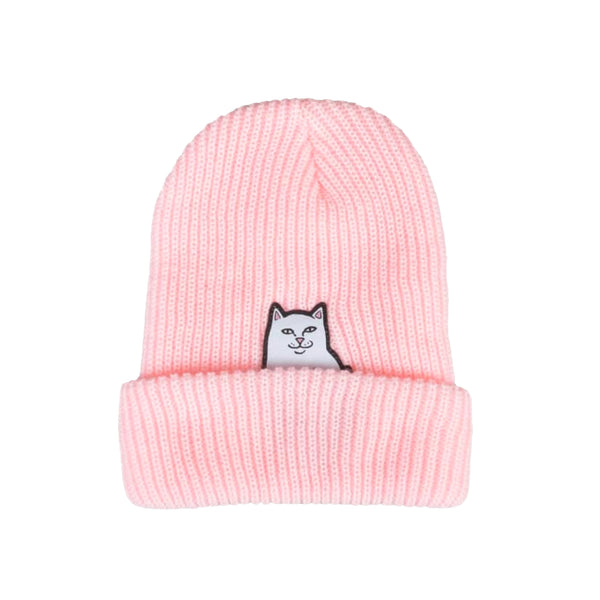 Lord Nermal Ribbed Beanie (Pink)