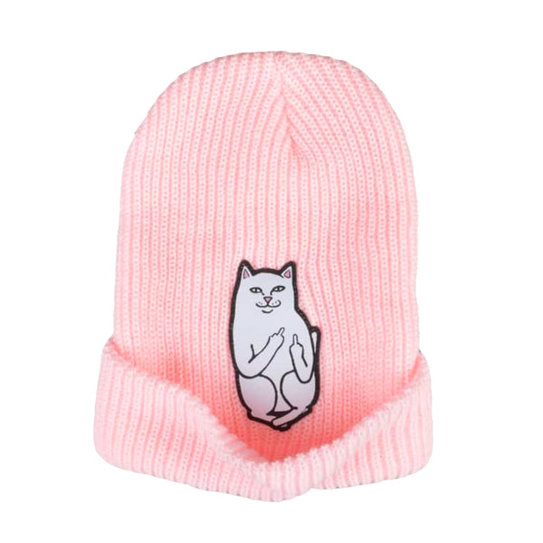 Lord Nermal Ribbed Beanie (Pink)