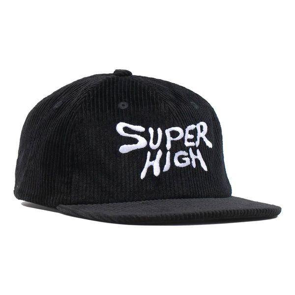 Super High 6 Panel Cap (Black)