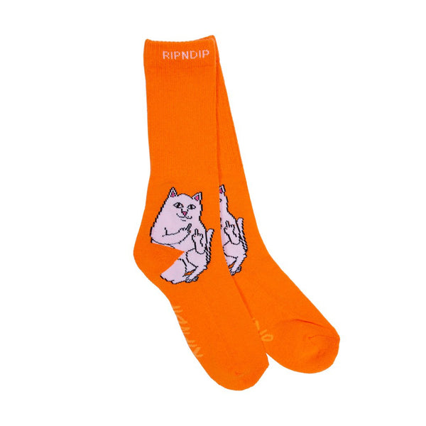 RIPNDIP Lord Nermal Socks (Light Orange)