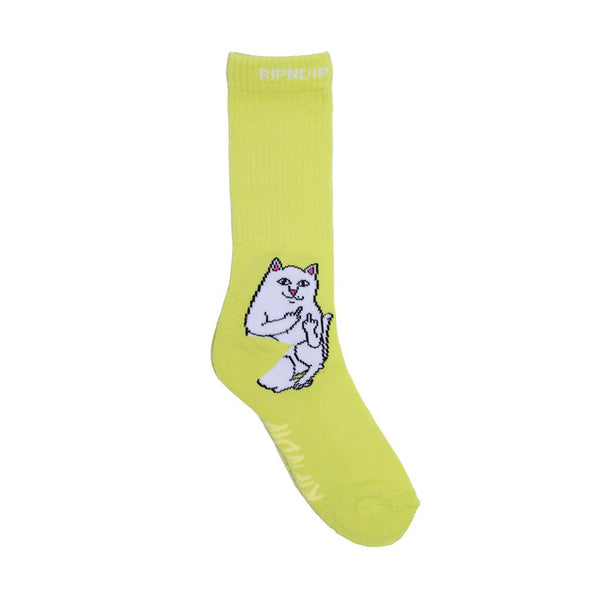 RIPNDIP Lord Nermal Socks (Safety Green)