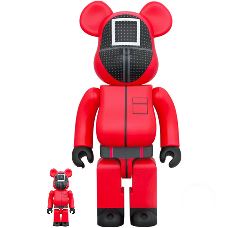 BE@RBRICK SQUID GAME GUARD "□" 100％ & 400％