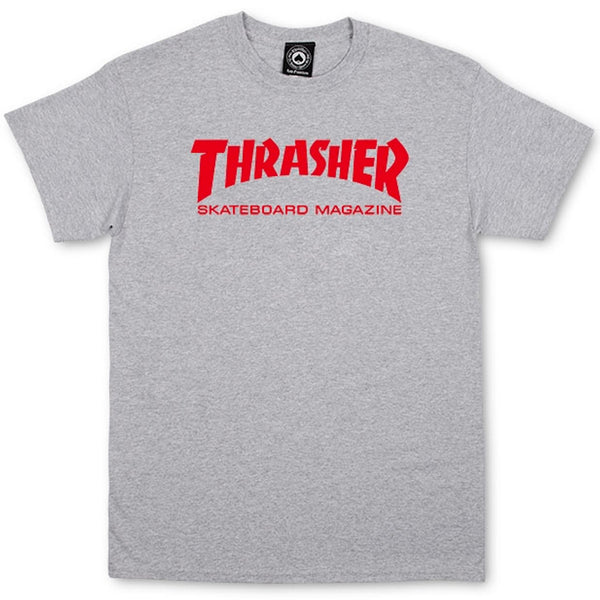 Skate Mag Tee (Grey/Red)