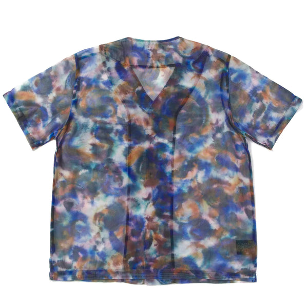 Women's Tiedye S/S Mesh Top