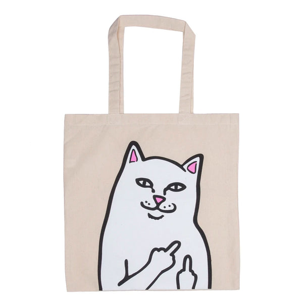 OG Lord Nermal Tote Bag (Natural Canvas)