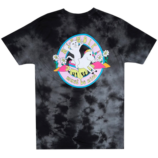 RIPNDIP Unicorn Rider Tee (Black Lightning Wash)