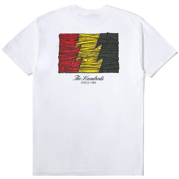 The Hundreds x Blue Wrapped Flag Tee (White)